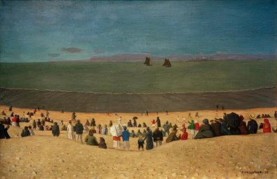 Stranden vid Honfleur av Felix Edouard Vallotton
