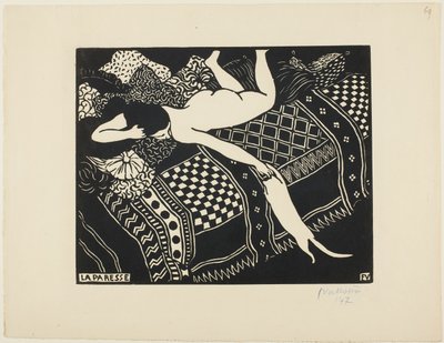 Lättja av Felix Edouard Vallotton