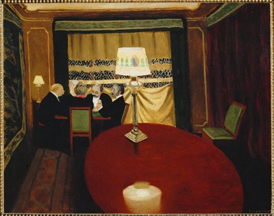 Le Poker av Felix Edouard Vallotton