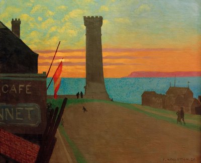 Den gamla fyren i Honfleur av Felix Edouard Vallotton