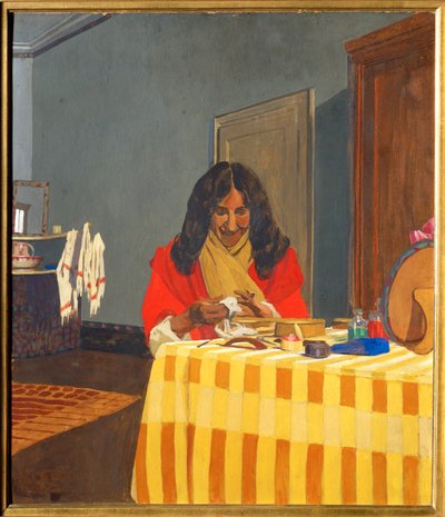 Fru. Felix Vallotton av Felix Edouard Vallotton