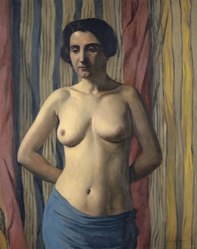 Naken med blå skärp, 1922. av Felix Edouard Vallotton