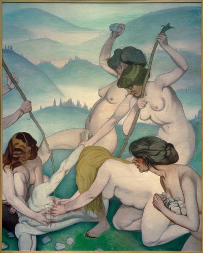Orpheus slaktad av Felix Edouard Vallotton