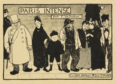 Paris Intense, 1893-94 av Felix Edouard Vallotton