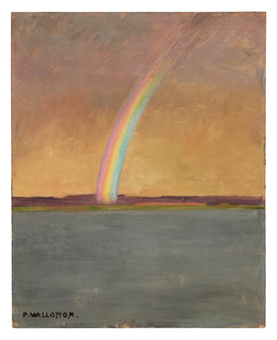 Regnbåge, ca 1909 (olja på kartong) av Felix Edouard Vallotton