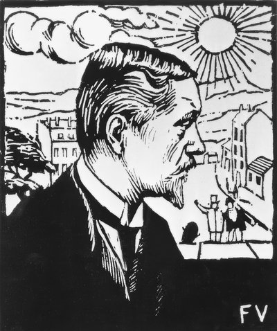 Självporträtt av Felix Edouard Vallotton