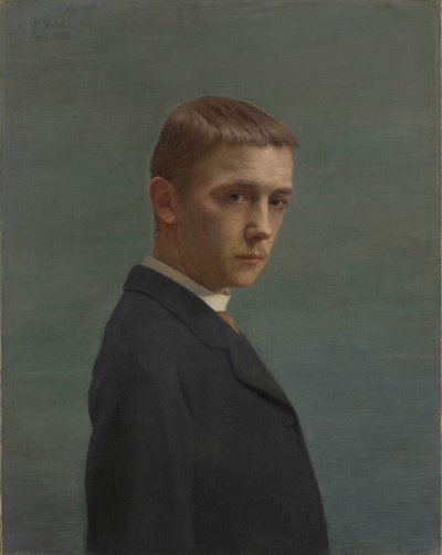 Självporträtt vid tjugoårsåldern Självporträtt vid tjugoårsåldern, 1885. av Felix Edouard Vallotton