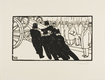 Kistbärarna av Felix Edouard Vallotton