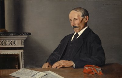 Den gamla conciergen, 1893. av Felix Edouard Vallotton