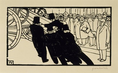 The Undertakers av Felix Edouard Vallotton