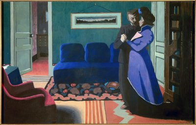 Besöksmålningen av Felix Vallotton (1865-1925) (ec.suiss) 1899 Zürich, Kunsthalle av Felix Edouard Vallotton