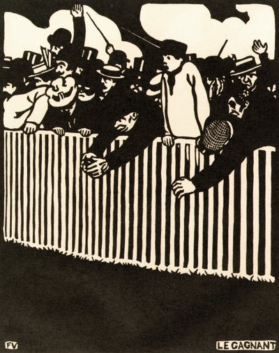 Vinnaren, 1898 av Felix Edouard Vallotton