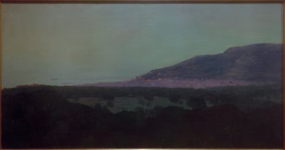 Trouville på kvällen av Felix Edouard Vallotton