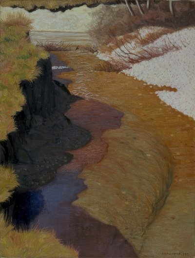 Utsikt över Cagne av Felix Edouard Vallotton