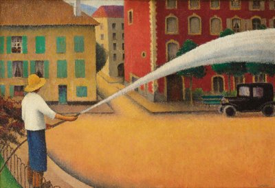 The Sprinkler, c.1925 (olja på duk) av Felix Elie Tobeen