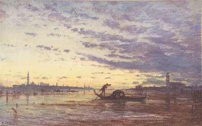Venedig, n.d.. av Felix Francois Georges Philibert Ziem