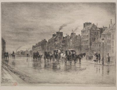 En vintermorgon på Quai de l