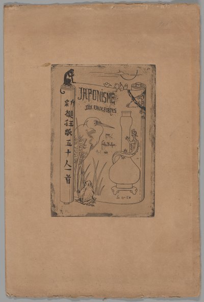 Omslag till Japonisme av Felix Hilaire Buhot