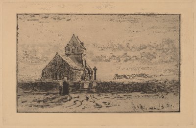 Kyrkan i Jobourg av Felix Hilaire Buhot