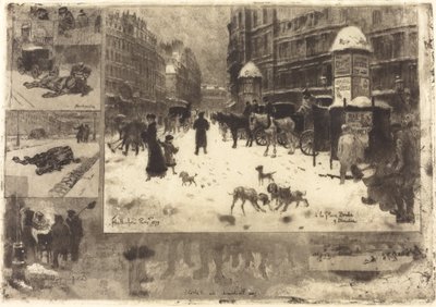 Vinter i Paris Vinter i Paris, 1879. av Felix Hilaire Buhot