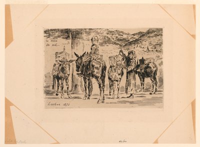 Söderns åsnor av Felix Hilaire Buhot