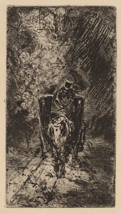 Mjälte och ideal, c. 1876. av Felix Hilaire Buhot
