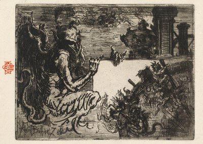 Demonskrivaren av Felix Hilaire Buhot