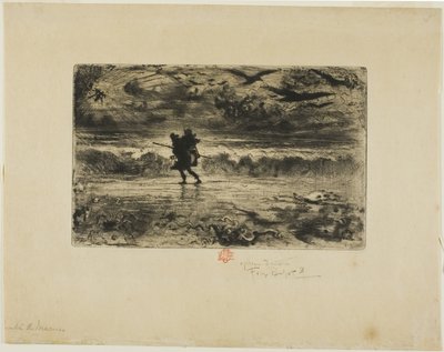 Målaren av havslandskap av Felix Hilaire Buhot