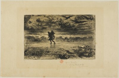 Målaren av havslandskap av Felix Hilaire Buhot