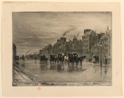 Hyttstället av Felix Hilaire Buhot