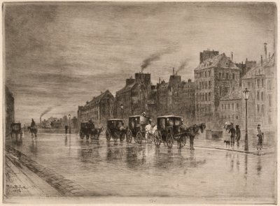 En vintermorgon på Quai de l