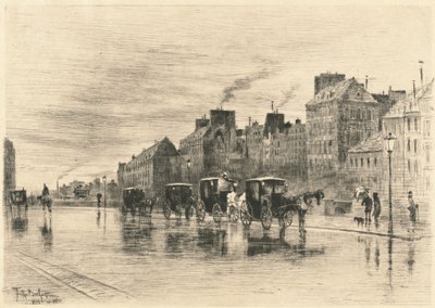 Vintermorgon på Quai de l