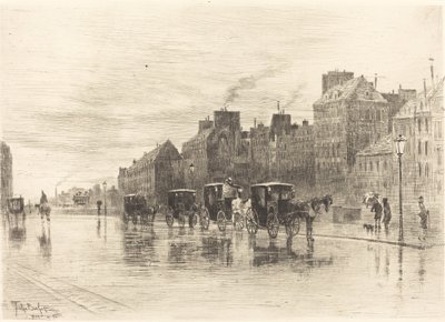 Vintermorgon på Quai de l
