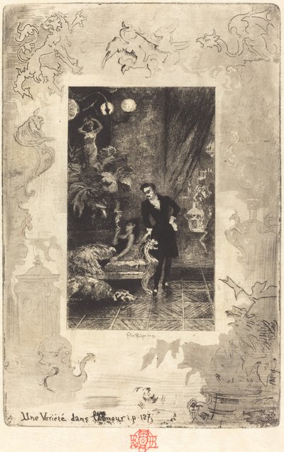 A Variety in Love (A Change of Heart) av Felix Hilaire Buhot