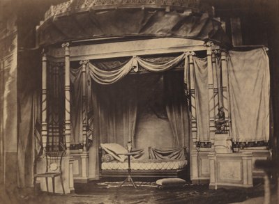 Sovrum utställt på världsutställningen i Paris 1855,1855 (foto) av Félix Jacques Antoine Moulin