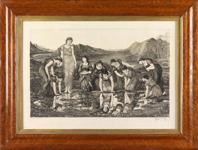 The Mirror of Venus (linjegravyr på veläng) av Felix Jasinski