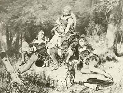 Som du gillar det. Akt V, Scen III (gravyr) av Felix Octavius Carr Darley