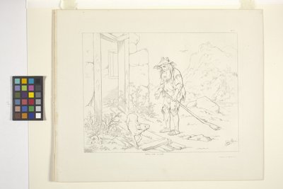 Illustrationer av Rip Van Winkle, tavla 5 (litografi) av Felix Octavius Carr Darley