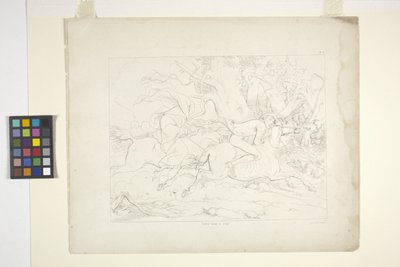 Illustrationer av legenden om Sleepy Hollow, tavla 6 (litografi) av Felix Octavius Carr Darley
