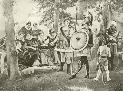 Le Leipa a le Alofa Leiloa. Tulafono V, Vaaiga II (gravure)swed av Felix Octavius Carr Darley