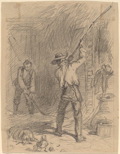 Man Flailing av Felix Octavius Carr Darley