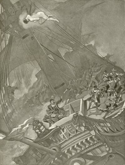 Stormen. Akt I, Scen I (djuptryck) av Felix Octavius Carr Darley