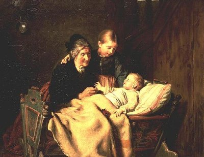 The Center of Attention (olja på duk) av Felix Schlesinger