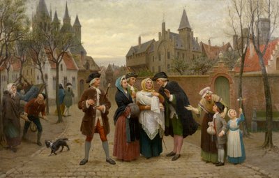 Ett dop i Flandern på 1700-talet av Felix de Vigne