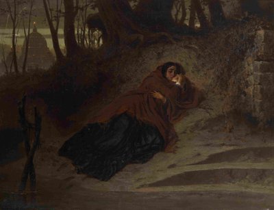 Övergiven. Vatikanen och synden, 1872 av Feodor Andreyevich Bronnikov