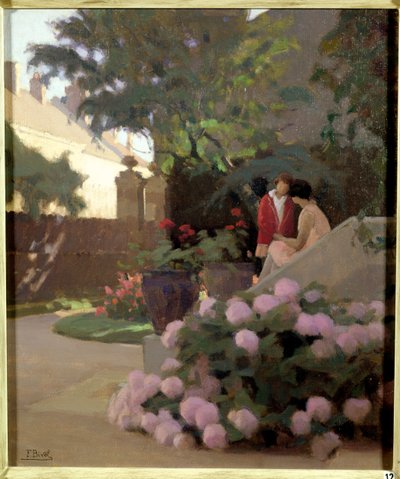 Ett hörn av trädgården av Ferdinand Achille Lucien Bivel