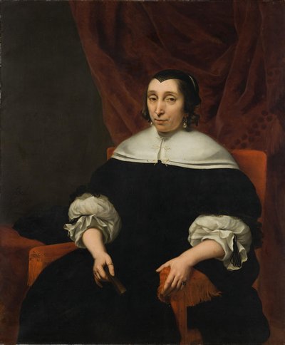 Elisabeth van der Voorde (1611-1677) av Ferdinand Bol