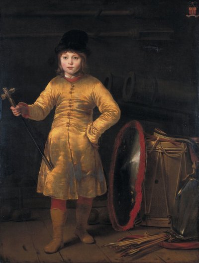 Otto van der Waeyen i en polsk kostym, 1656 av Ferdinand Bol