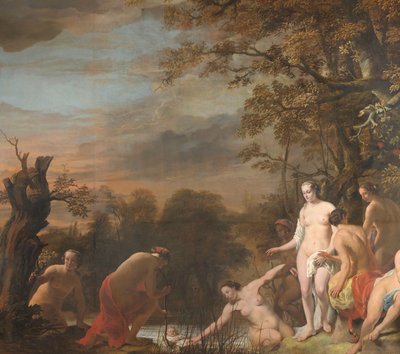 Faraos dotter upptäcker Moses i ruskorgen av Ferdinand Bol