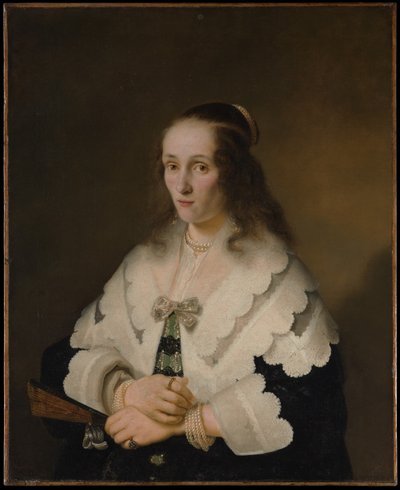 Portrait of a Woman av Ferdinand Bol